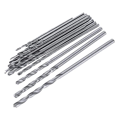 Image of SWISSO 0.3-1.6mm Shank Twist Drill Bit Set - Precision HSS 20PC Micro Bits DIY Kit for Rotary Hand Tools