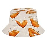 Chicken Nuggets Wings Men's Women's Bucket Hat Summer Vacation Travel Beach Sun Hat Packable Lightweight Outdoor Hat