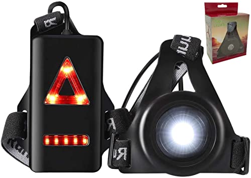 SGK Lampe de Course à Pied Rechargeable, Nouveau Model avec 3 Niveaux de Puissance d'éclairage Cover