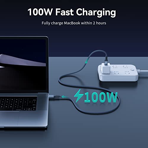 Yottamaster 40Gbps Usb C Cable Support Active Thunderbolt 4 Cable With Pd 100W Charging, Type C Dispaly Cable Support 8K/ Dual 4K Video Output, For Macbook Pro Ipad Mac Mini M1 External Ssd Egpu Etc #TOP1