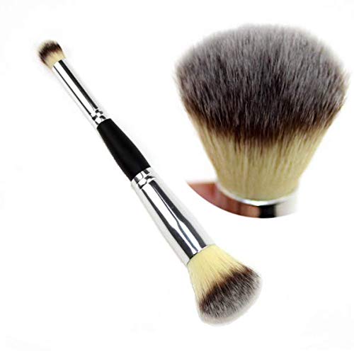 DNHCLL Multi-functional Double Head Makeup Brush Eyeshadow Powder Blush Brush Beauty Tools Professional Powder Makeup Brush Face Blush Make Up Cosmetic Tool for Lady Women Daily Beauty