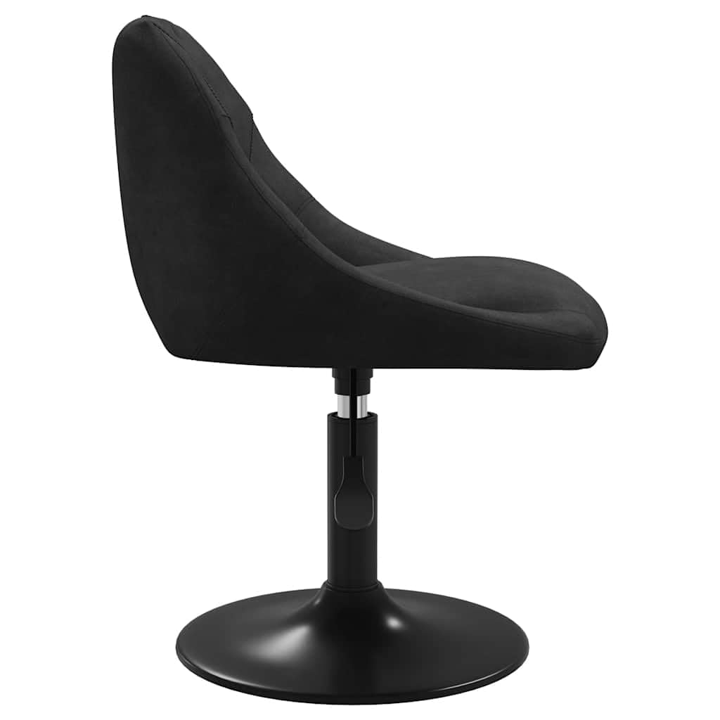 vidaXL Chaise de Salle à Manger Noir Velours