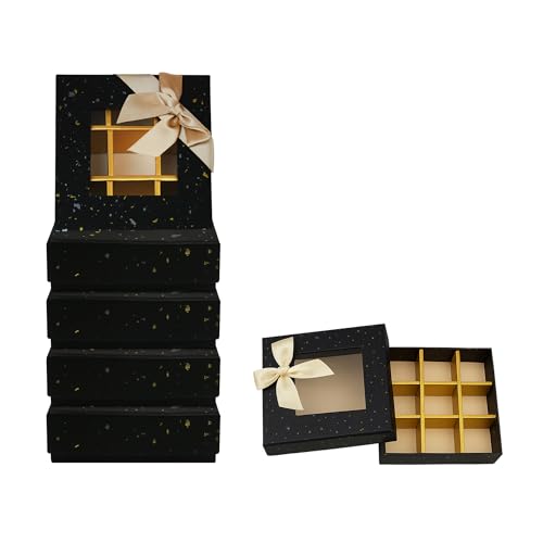 Boîte cadeau chocolat anti-choc avec séparateur 9 compartiments Emartbuy