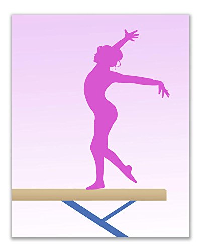 Summit Designs Gymnastics Gymnast Wall Art Decor Prints - Set Of 3 (8X10) Inch Unframed Poster Photos - Bedroom, Nursery, Basement | Girls Ladies Gift Idea #TOP7
