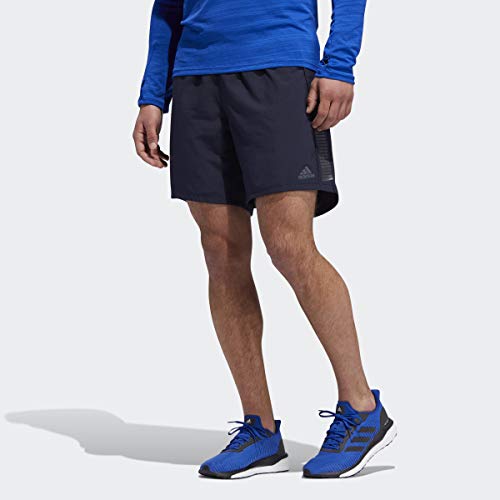 Short de course Adidas Saturday noir pour homme amateur de running