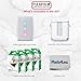 Fujifilm Instax Mini Link 3 Printer Bundle Instax Mini Film (40 Sheets), Link 3 Protective Case (Clay White)