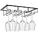 Soporte para Copas de Vino, Soporte para Copas de Vino de Pared, Soporte para Copa de Vino Colgante, Estante de Copas de Vino Tinto, Estante para Copa de Vino Debajo del Gabinete, para Bar