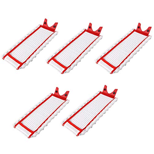 Fransande para Vileda UltraMax hogar fregona cabeza reemplazo fibra piso mopa almohadillas para Vileda UltraMax Mop Accesorios 5 unids