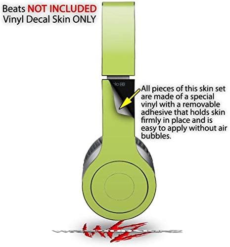 Skin Decal Wrap Works with Original Beats Solo HD Headphones Solids Collection Sage Green Skin Only (Headphones NOT Included)