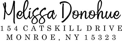 Custom Address Stamp - Self Inking - Return Address Stamp | Personalize With Your Custom Address | Multiple Ink Color Options To Choose From