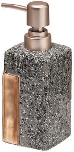 Kitchen Soap Dispenser Multifunctional Home Ceramic Soap Dispenser Press Dispenser Bottle Hand Soap Bottle Shampoo Shower Gel Bottle Bathroom Soap Dispenser(C)