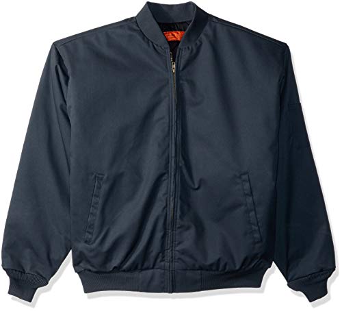 Image of MJ38 Lined Panel Work Wear Jacket Rib-Knit Collar, Charcoal, 2XL