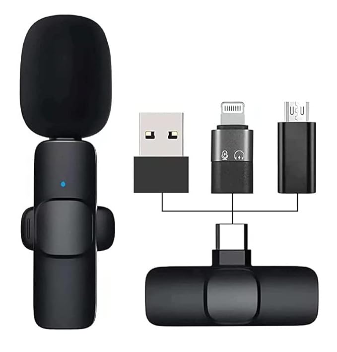 TPPLUS Dynamic Wireless Lavalier Plug & Play Microphone Lapel Mic