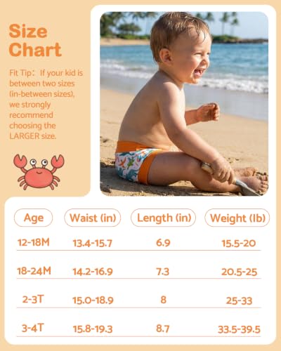 Image of ALVABABY 3 Pack Reusable Baby Boys Swim Diapers UPF 50+ Washable Toddler Beach Diapers