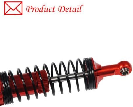 Miniatura 5 de Amortiguador ajustable rojo para 110 RC TRX-4 Wraith SCX10 D90 (100MM)