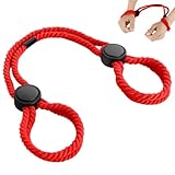 Roluck Bondage Seil Bdsm Seil Mit Schnappverschluss FüR Bondage Play Selfbondage Fesselsystem Sexspielzeug FüR Paare AnfäNger Erfahrene 47cm Rot