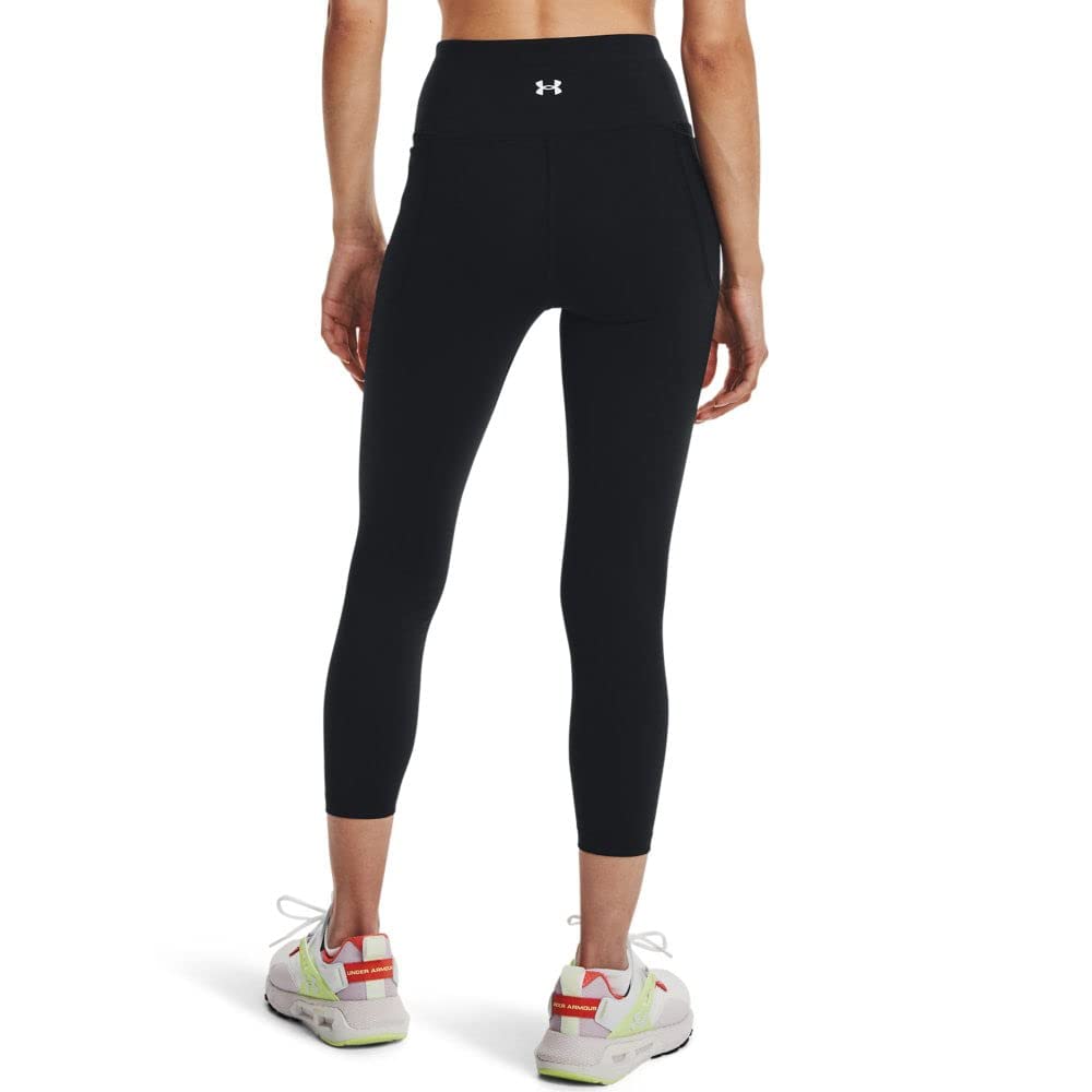 Under Armour Meridian Knöchel-Leggings für Damen, hohe Taille, figurbetonte Passform, Seitentaschen, zum Überziehen, klassisch und vielseitig