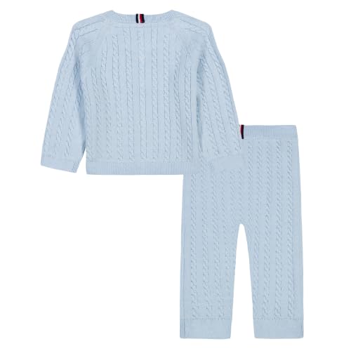 Image of Tommy Hilfiger Baby Boys' 2-piece Fleece Set, Sweatshirt and Jogger Sweatpant