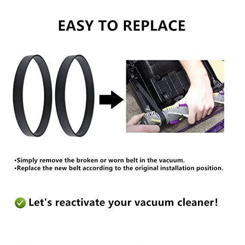 Eagleggo Replacement Vacuum Belt For Bissell Style 7/9/10 P/N 3031120 Commercial Indoor Vacuum Belts, 4 Pack #TOP3