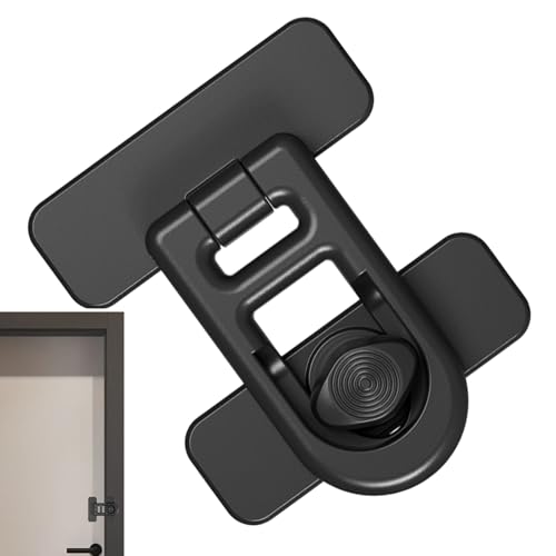 Fridge Lock - 1 Piece Drill-Free Drawer Latch | Refrigerator Freezer Oven Stove Toilet Bedroom Nursery RV Safety Lock, Easy Inst