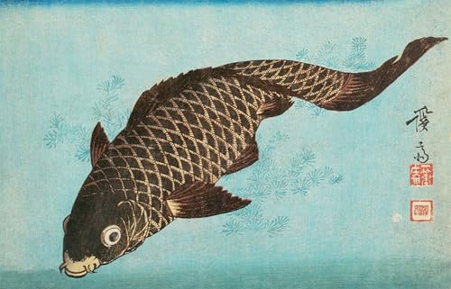 Posters et Art Pour Decoration Chambre vintage Murale Tableau Impressions art Mural Koi