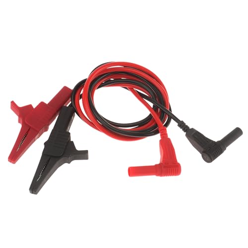 Image of DIANN Heavy Duty Alligator Clips Test Leads Large Alligator Test Lead with Insulated Clamps for Electrical Testing, Automotive Circuits,Banana Plug Meter Leads 3.3ft / 1m