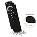 Remote Case/Cover for Fire TV Stick 4K, Protective Silicone Holder Lightweight [Anti Slip] ShockProof for Fire TV Cube/Fire TV(3rd Gen) Compatible with All-New 2nd Gen Alexa Voice Remote Control-Black
