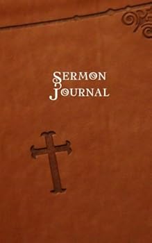 Paperback Sermon Journal, A Christian notebook to record. 365 Days Book