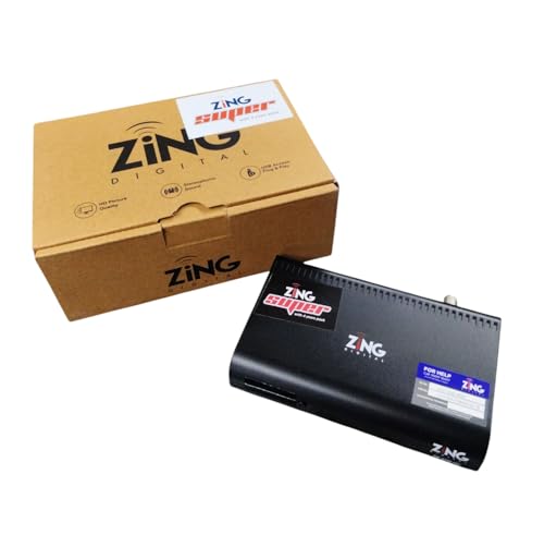 Image of Zing FTA Box with 4 Years of Free Access to 300+ Channels, HD Quality, Access to Add Your Favorite Channels, Easy Setup, Free-to-Air Service, 1 Year Box Guarantee