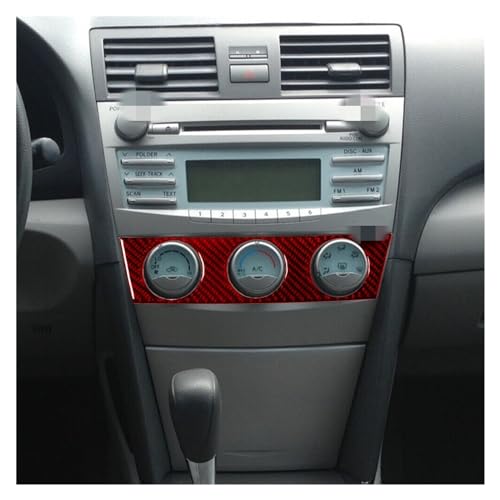 Moulures intérieures de climatisation manuelle Camry 2007 2008 2009 2010 2011 cache rouge