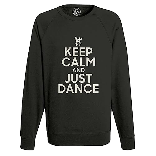 Sweat Shirt Homme Keep Calm Danse parodie Angleterre pull col rond manches longues
