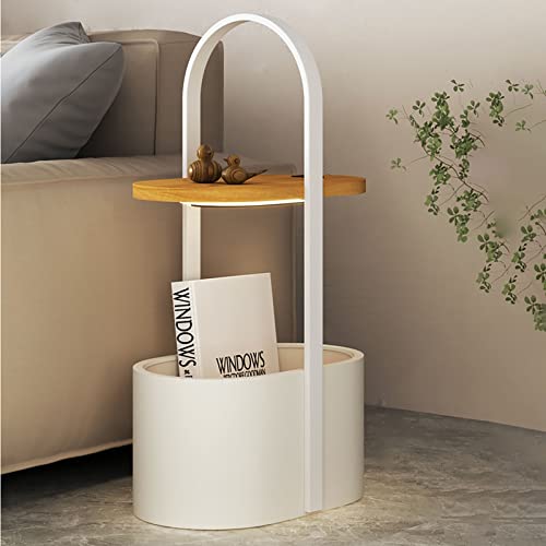 Table de Chevet LED avec rangement pour optimiser les petites chambres