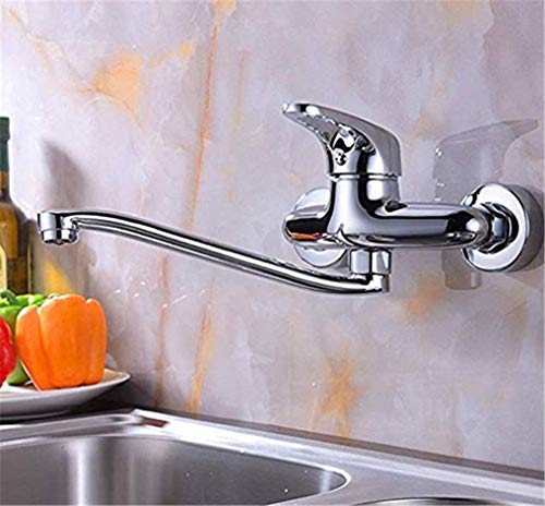 Robinet d'évier de cuisine mural pour une pièce moderne