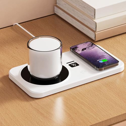 Calentador de tazas de café sin cables para evitar bebidas frías 4