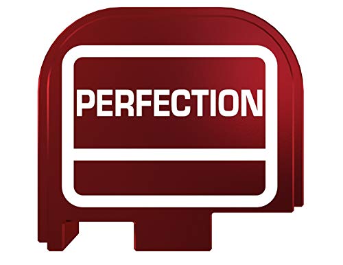 Rowe Tactical Rear Slide Cover Back Plate for Glock - Red Glock Perfection - for Glock 43-43x-48