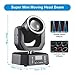 Mini Moving Head Light, 30W Compact Led DJ Stage Lights Moving Head Beam with Halo Effects, Remote/ DMX512/ Sound Control for Wedding DJ Party Disco Club Small Venues