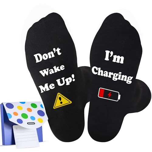 Jeasona Gifts for Men Funny Socks 9-11 Secret Santa Mens Christmas Gifts for Him Joke Presents Stocking Filler for Dad/Grandad/Husband/Friends/Brothers