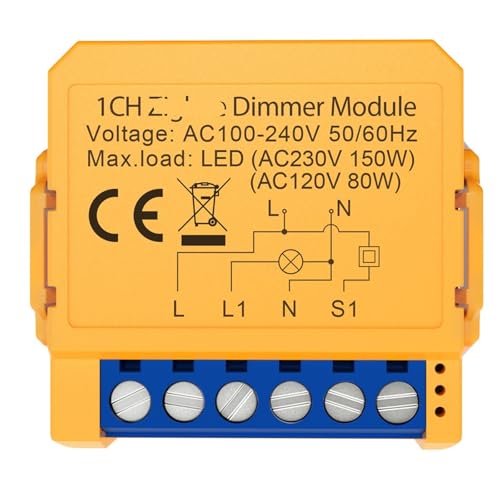 Módulo de interruptor de atenuación de 2 vías para regular luz empotrada