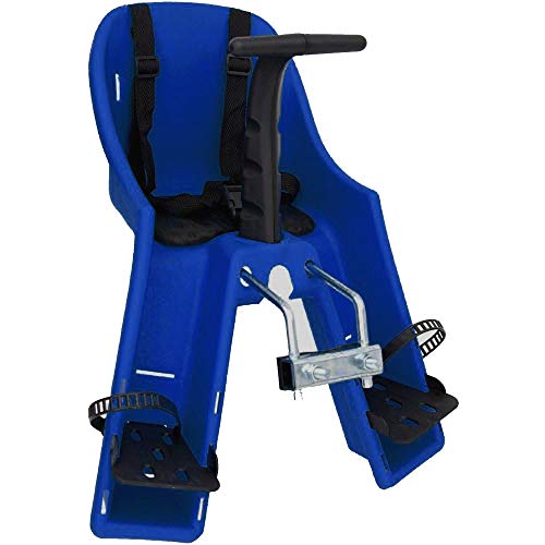 Cadeirinha Dianteira Baby Bike Kalf - Preto c/Chaveiro COR: AZUL