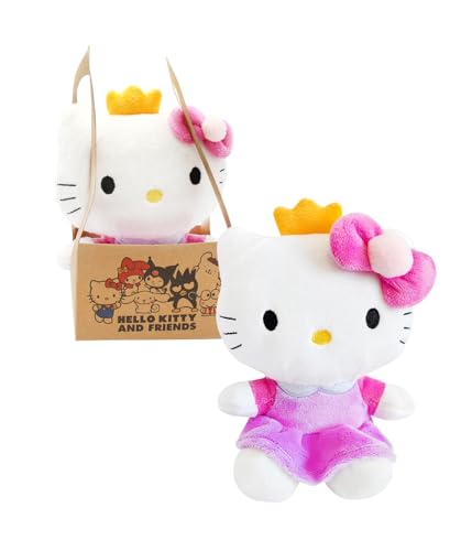 Imagen de Joy Toy Hello Kitty Princesa Peluche 14 cm en Bolso de cartón