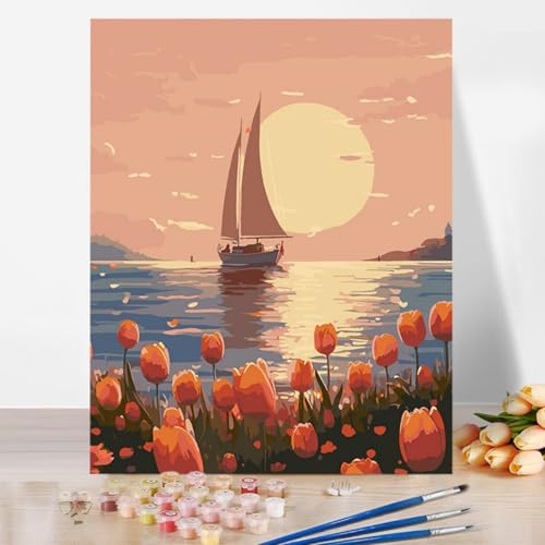 ŏҌ G Lbg 50x40cm t[ȂbDIY yCgoCio[ ANG̋24FuV3{t nhCh  G CeA Ǐ aMtg  paints by numbersȀo̊CɕԔD