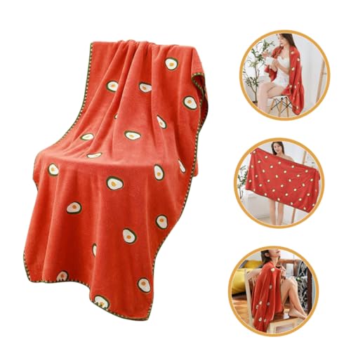 Serviette de bain absorbante unie et drap de douche Ipetboom doux en microfibre corail - 8