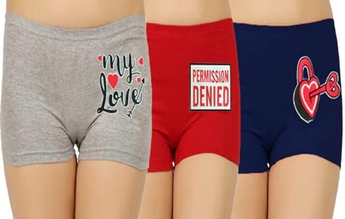 Blacktail Boyshorts cotton combo_PO3_[GY-RD-NY_M]