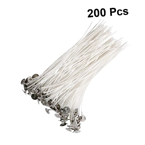 Mechas para velas Housoutil 200 unidades con base miniatura 6
