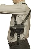5 Jahre Garantie VlaMiTex S1 Schulterholster Leder Holster für Walther P99 (Schwarz)