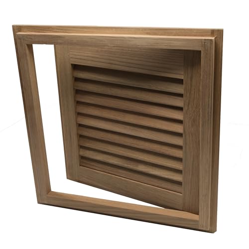 Porte et cadre en teck ouverture gauche menuiserie bois interieur