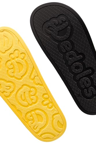 Dedoles Unisex Sliders & Slippers Non-Slip Shower Sandals, Be(e) Happy, 3UK - Image 4
