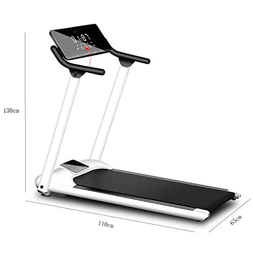 Image of Treadmills,Household Multifunction Flat Treadmill Portable Folding Electric Treadmill Silent Walking Machine,Indoor Fitness Equipment