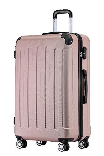 BEIBYE BEIBYE Hartschalen-Koffer Trolley Rollkoffer Reisekoffer Handgepäck 4 Rollen (M-L-XL-Set) (Rosa Gold, Set) BEIBYE BEIBYE Hartschalen-Koffer Trolley Rollkoffer Reisekoffer Handgepäck 4 Rollen (M-L-XL-Set) (Rosa Gold, Set)
