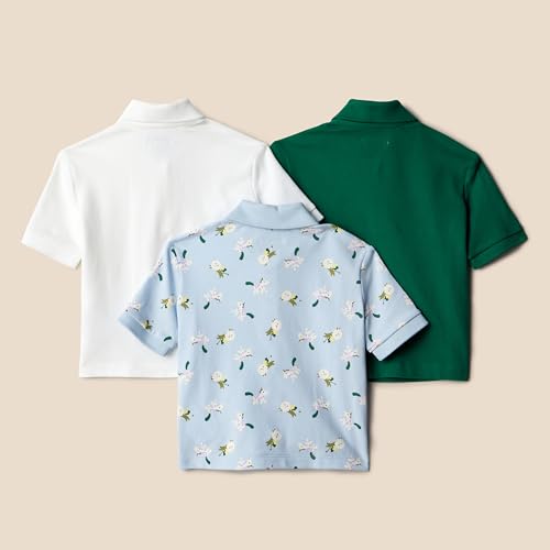 Amazon Essentials Toddlers and Baby Girls' Cotton Spandex Polo Shirt, Pack of 32